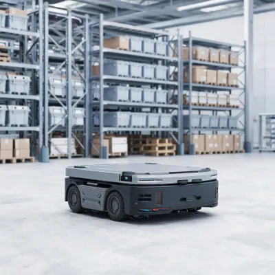 automated guided vehicle warehouse