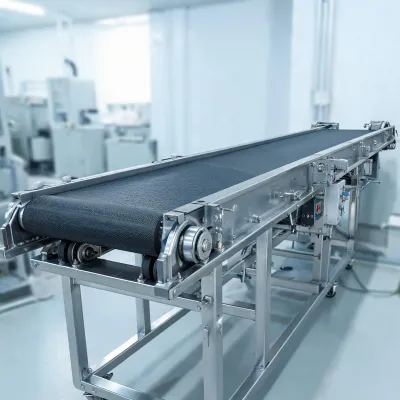 industrial conveyor belt system
